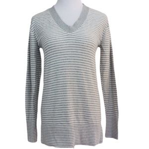 Tommy Hilfiger Long Sleeve Cotton V Neck Sweater
